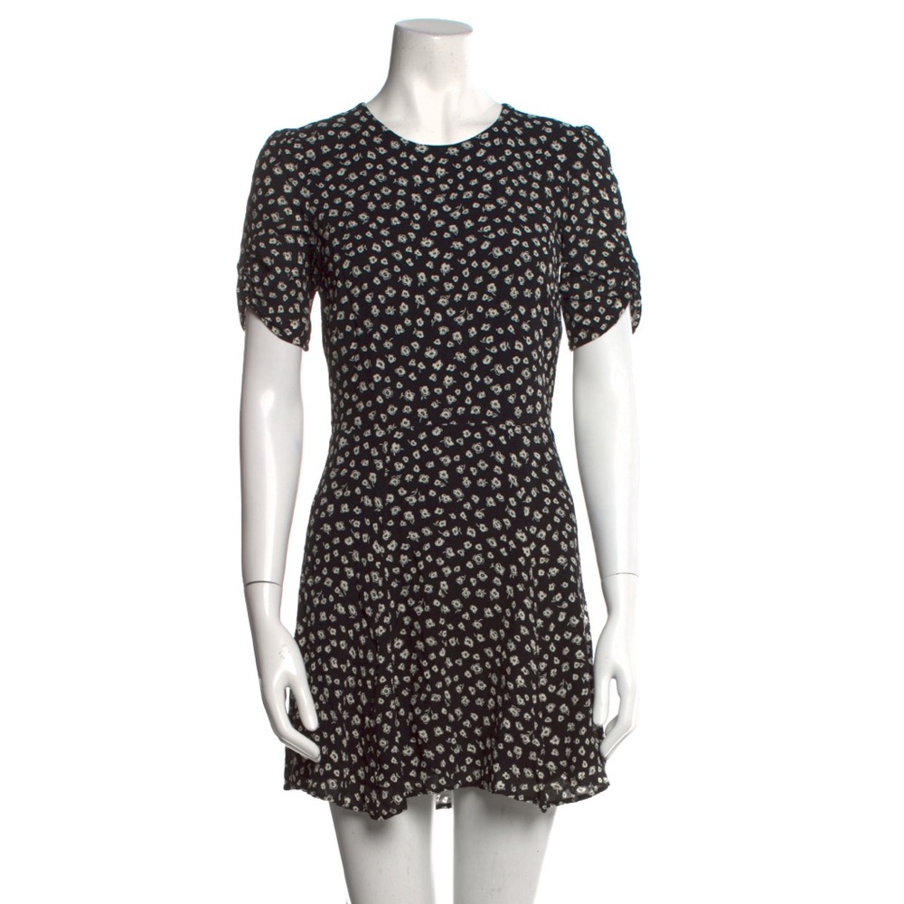 Reformation floral print mini dress Large